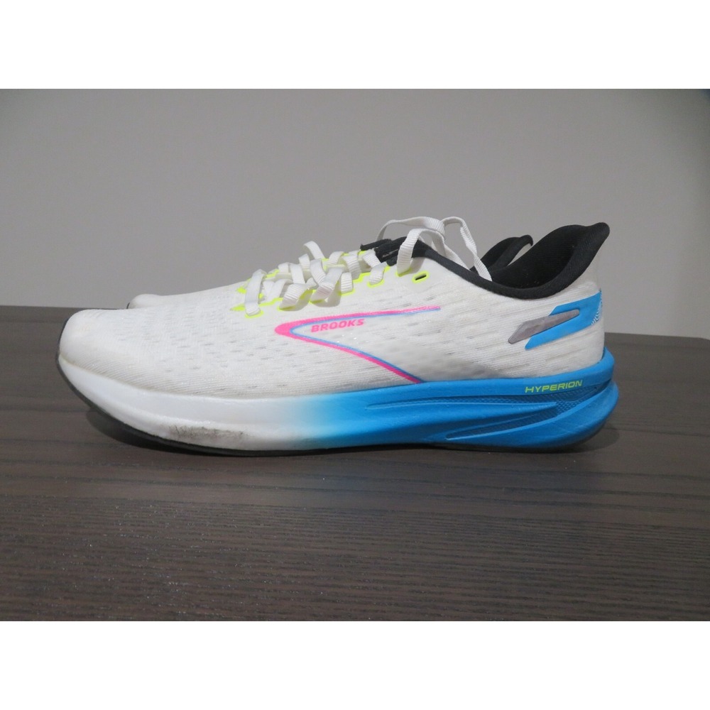 Brooks Hyperion Womens 11 Shoes White Running Racing Walking Gym 1203961B120 - Picture 3 of 10